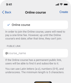 Courses